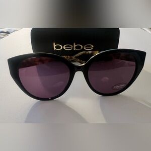 BEBE BB7243-001-55 Sunglasses Frame Size 55mm 140mm 18mm JET Women